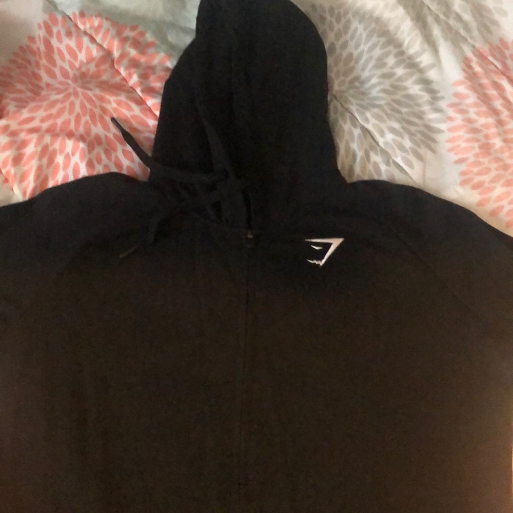 Large black hoodie